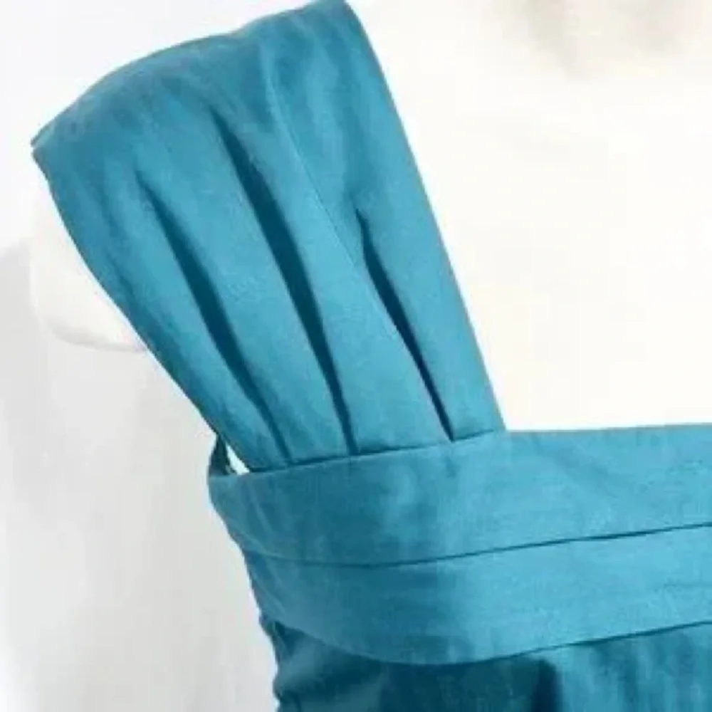 MARC By MARC JACOBS Pleated Teal Mini Dress